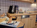 Küche / Küchenzeile - Ferienwohnung Krabbenkoje - Top-Hundeurlaub