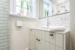 Badezimmer - Höög Hüs, Whg. 2B - Top-Hundeurlaub