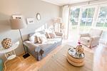 Wohnzimmer - Haus Friesische Straße 25a, Whg. 2 - Top-Hundeurlaub