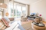 Wohnzimmer - Haus Friesische Straße 25a, Whg. 2 - Top-Hundeurlaub