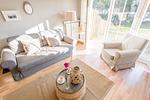 Wohnzimmer - Haus Friesische Straße 25a, Whg. 2 - Top-Hundeurlaub