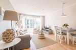 Wohnzimmer - Haus Friesische Straße 25a, Whg. 2 - Top-Hundeurlaub