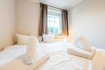 Schlafzimmer - Haus Friesische Straße 25a, Whg. 2 - Top-Hundeurlaub
