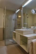 In diesem Bad finden Sie die Sauna vor. - Jettes Hus - Top-Hundeurlaub