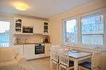 Küche / Küchenzeile - Südstrand Appartement inkl. WLAN - Top-Hundeurlaub