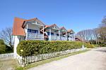 Fassade / Eingang - FeWo 01: Terrasse - Top-Hundeurlaub