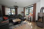 Wohnzimmer - Haus: Terrasse, Garten, Sauna - Top-Hundeurlaub