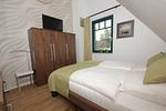 Schlafzimmer - Haus: Terrasse, Garten, Sauna - Top-Hundeurlaub