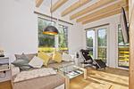 Wohnzimmer - Sol: Strand,Terrasse,Garten,Sauna - Top-Hundeurlaub