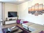 Wohnzimmer - Reethaus 18a - Top-Hundeurlaub