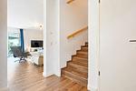Flur mit Blick in den Wohnbereich - Reethaus 18a - Top-Hundeurlaub