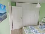 Schlafzimmer mit Doppelbett - Kavelweg 13 Wohnung 1 - Strandrefugium - Top-Hundeurlaub