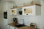 Küche / Küchenzeile - Apartment 3 - Top-Hundeurlaub