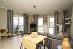Wohnzimmer - FeWo403: Balkon, Meerblick - Top-Hundeurlaub