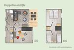 Ferienglück im Doppelhaus - 60 m zum Strand (Haus 1) - Top-Hundeurlaub