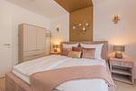 Schlafzimmer - Ferienwohnung Goldkind - Top-Hundeurlaub