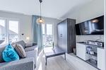 Ferienwohnung Sommerbrise Ostseebad Wustrow ZweiWasser Alte Seefahrtschule Helles Wohnzimmer - Sommerbrise - Top-Hundeurlaub