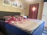 Schlafzimmer mit Doppelbett im Hus Rusken - Hus Rusken - Top-Hundeurlaub
