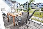 Balkon - Ferienwohnung Salt 'n' Sea Olpenitz - Top-Hundeurlaub