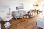 Wohnzimmer - Ferienwohnung Salt 'n' Sea Olpenitz - Top-Hundeurlaub