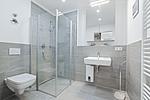 Badezimmer mit Dusche - Ohlerich Speicher 1-06 - Top-Hundeurlaub