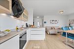 Küche / Küchenzeile - Ferienwohnung Admiralskoje Olpenitz - Top-Hundeurlaub