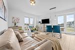 Wohnzimmer - Ferienwohnung Admiralskoje Olpenitz - Top-Hundeurlaub