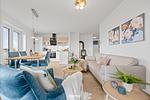 Wohnzimmer - Ferienwohnung Admiralskoje Olpenitz - Top-Hundeurlaub