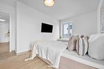 Schlafzimmer - Ferienwohnung Admiralskoje Olpenitz - Top-Hundeurlaub