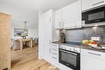 Küche / Küchenzeile - Ferienwohnung Schleiglück Olpenitz - Top-Hundeurlaub