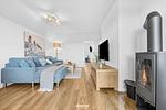 Wohnzimmer - Ferienwohnung Schleiglück Olpenitz - Top-Hundeurlaub