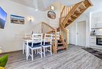 Küche / Küchenzeile - Ferienwohnung Strandkörv - Top-Hundeurlaub