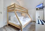 Schlafzimmer - Ferienwohnung Strandkörv - Top-Hundeurlaub
