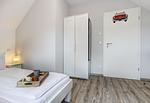 Schlafzimmer - Ferienwohnung Strandkörv - Top-Hundeurlaub