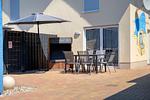 Terrasse - Ferienwohnung Strandkörv - Top-Hundeurlaub