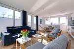 Wohnzimmer - The Nordic House - Top-Hundeurlaub