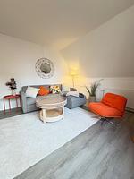 Wohnzimmer - Ferienwohnung Insel - Auszeit Pellworm - Top-Hundeurlaub