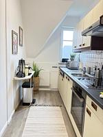 Küche / Küchenzeile - Ferienwohnung Insel - Auszeit Pellworm - Top-Hundeurlaub
