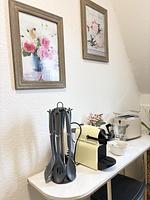 Küche / Küchenzeile - Ferienwohnung Insel - Auszeit Pellworm - Top-Hundeurlaub