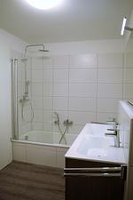 Badezimmer - Haus Nr. 25, Ferienhaus Fischerhus - Top-Hundeurlaub