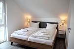 Schlafzimmer - Haus Nr. 25, Ferienhaus Fischerhus - Top-Hundeurlaub
