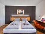 Schlafzimmer - Ferienwohnung Graureiher 18 im Wreecher Idyll Rügen - Top-Hundeurlaub
