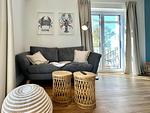 Gemütliches Wohnzimmer - Salt & Sand Wohnung Sea - Top-Hundeurlaub