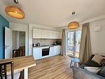 Moderne Küche mit Essbereich - Salt & Sand Wohnung Sea - Top-Hundeurlaub