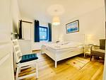 Geräumiges und gemütliches Schlafzimmer für erholsame Nächte. - Haus Schiffchen - Top-Hundeurlaub
