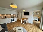 Genießen Sie das Kochen in dieser stilvollen und modernen Küche! - Salt & Sand Wohnung Sand - Top-Hundeurlaub
