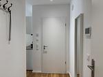 Kleiner Flur mit Garderobe. - Salt & Sand Wohnung Sand - Top-Hundeurlaub