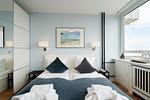 Schlafzimmer - Himmelblau - Top-Hundeurlaub