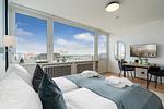 Schlafzimmer - Himmelblau - Top-Hundeurlaub
