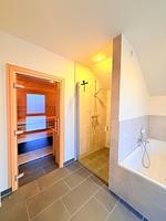 Badezimmer - Zuhause am Meer - Top-Hundeurlaub